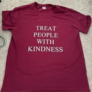 Men's Maroon Graphic T-Shirt